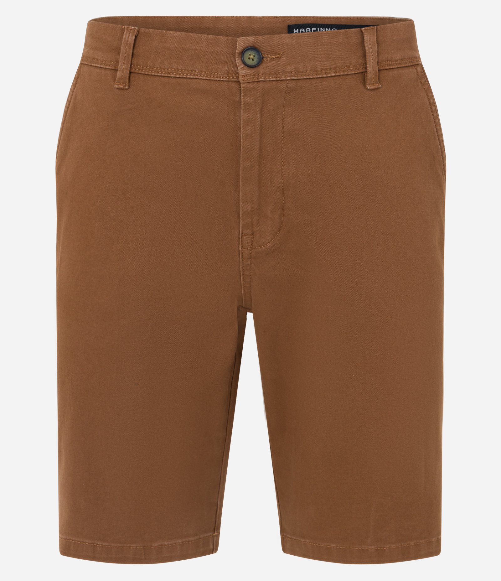 Bermuda Slim em Sarja com Elastano Marrom 6