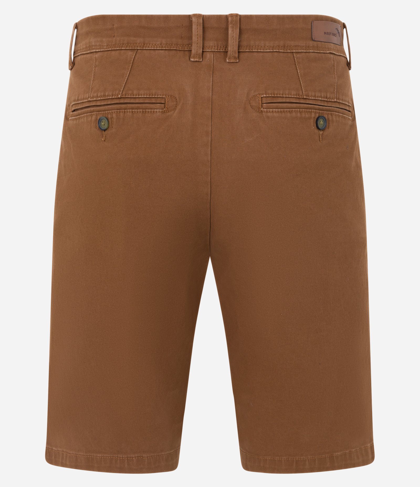 Bermuda Slim em Sarja com Elastano Marrom 7