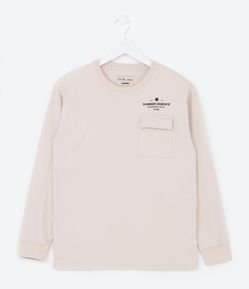 Camiseta Infantil em Meia Malha Estampa Summer - Tam 5 a 14 Anos