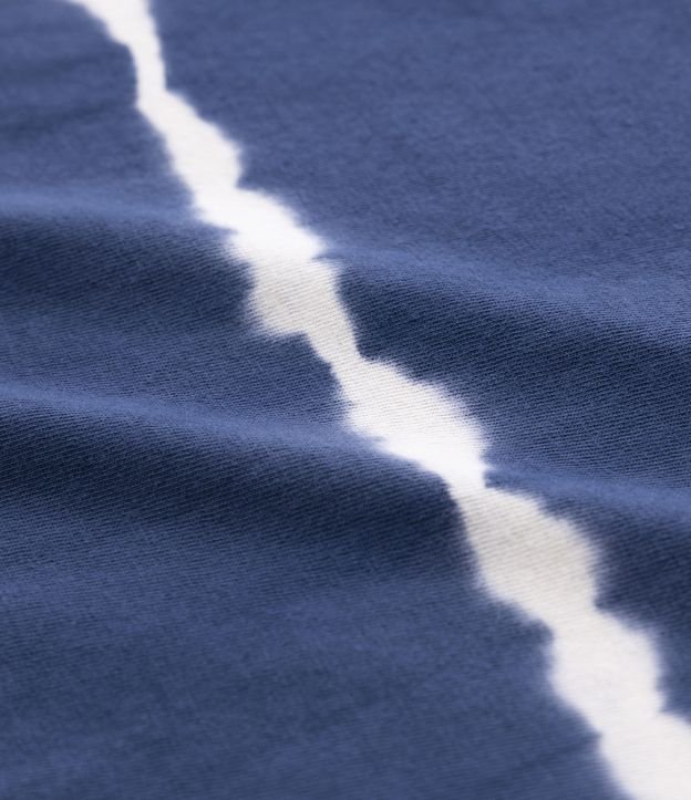 Camiseta Infantil com Estampa Tie Dye - 4 a 10 anos Azul 4