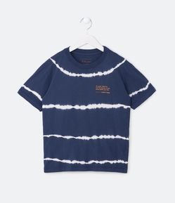 Camiseta Infantil com Estampa Tie Dye - 4 a 10 anos