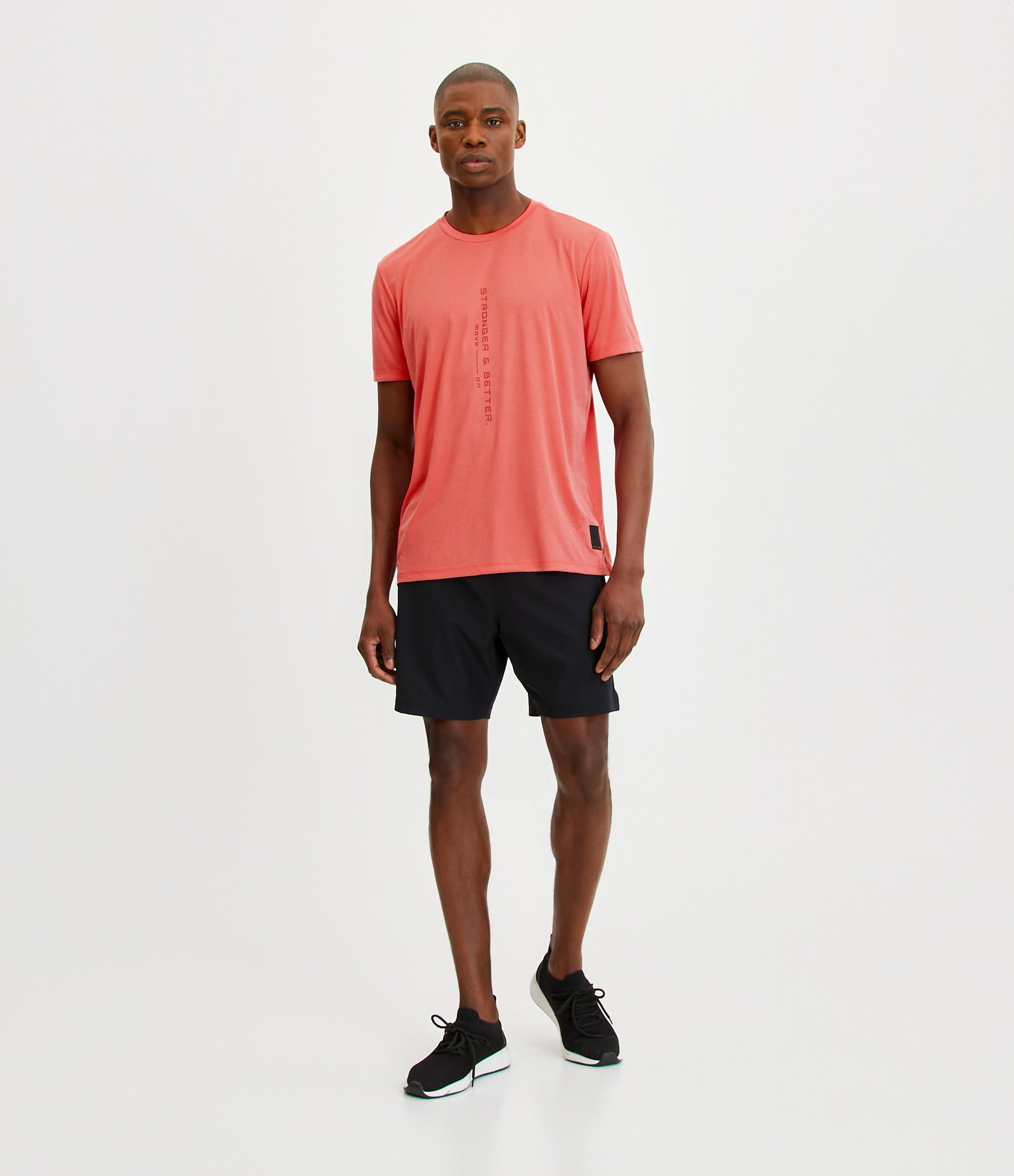 Camiseta Esportiva Tecnologia Dry com Lettering Refletivo Stronger & Better Vermelho 2