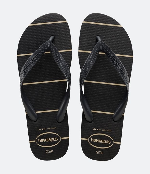 Chinelo de Tiras Essential com Estampa de Listras Havaianas