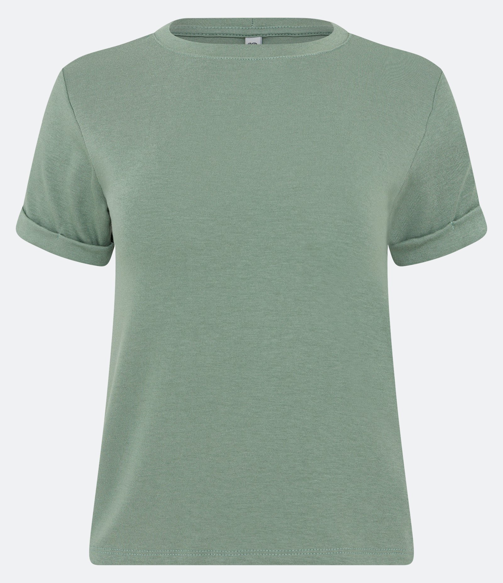 Blusa Básica em Viscose com Manga Dobrada 5