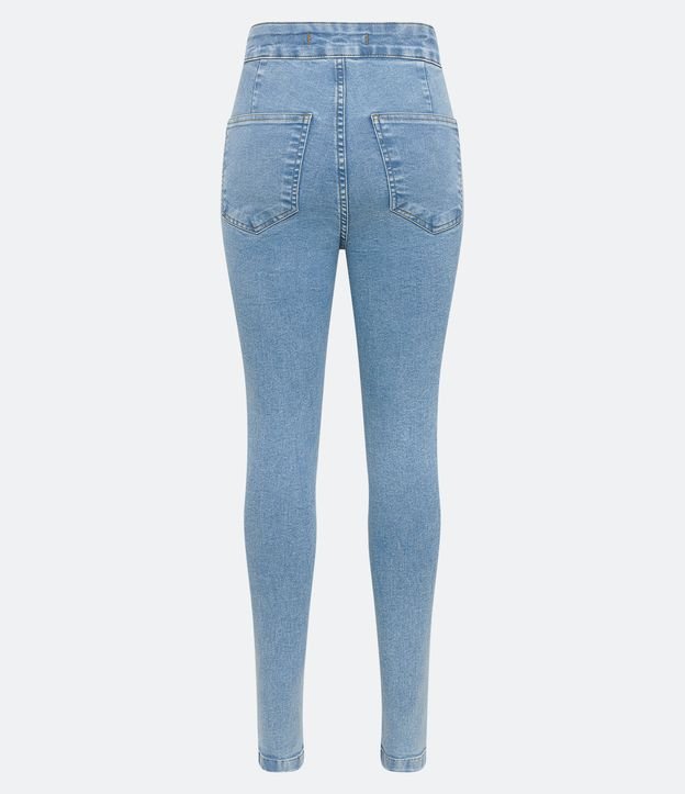 Calça Disco Pants Jeans com Bolso Azul 6