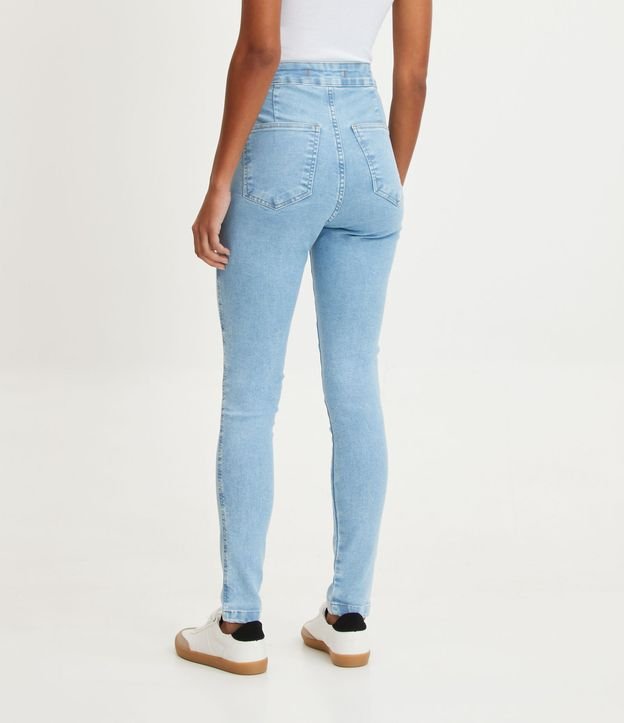 Calça Disco Pants Jeans com Bolso Azul 3