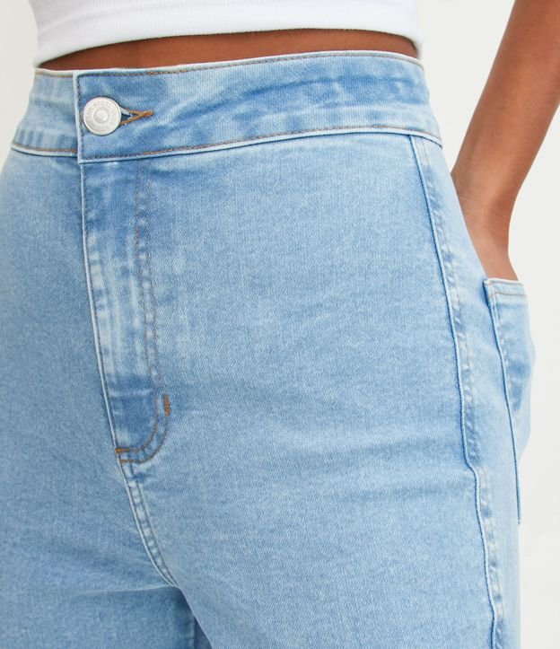 Calça Disco Pants Jeans com Bolso Azul 4