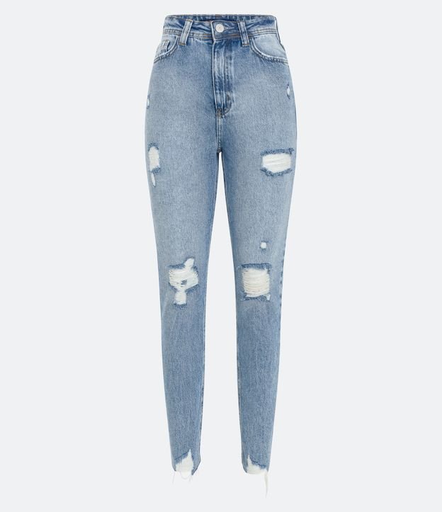Calça Disco Pants Jeans com Bolso Azul - Lojas Renner