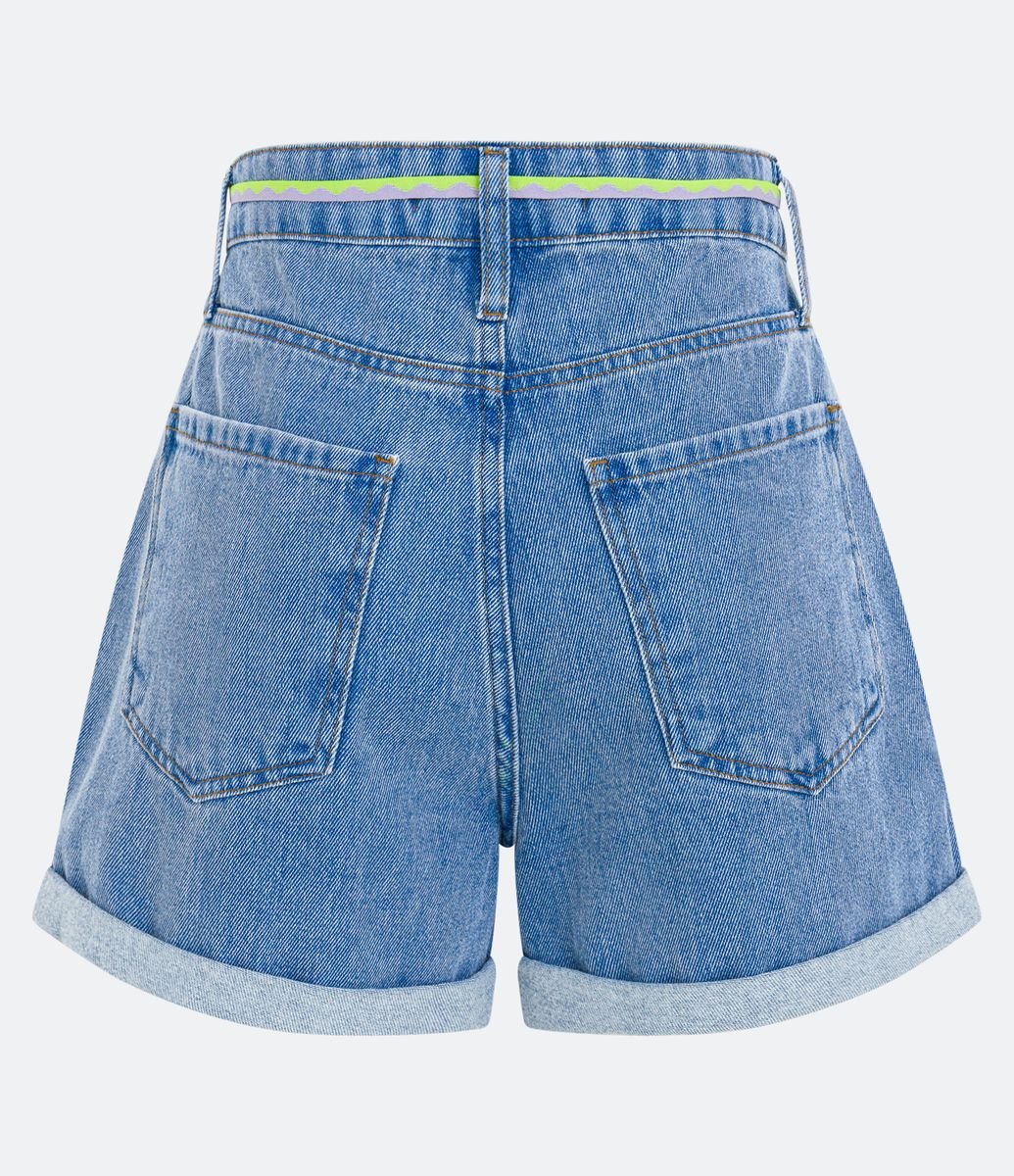 Bermuda Shorts Jeans Renner Com Cinto Bermuda Jeans Feminina Renner Short  Jeans Cintura Alta, image size:1035x1200