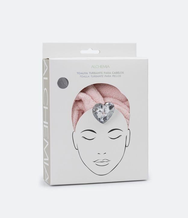 Toalha Turbante para Cabelos com Cristal Alchemia