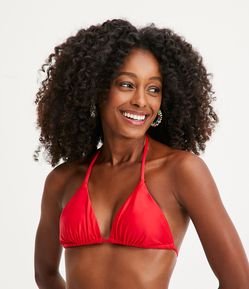 Biquíni Top Cortininha Básico em Poliamida