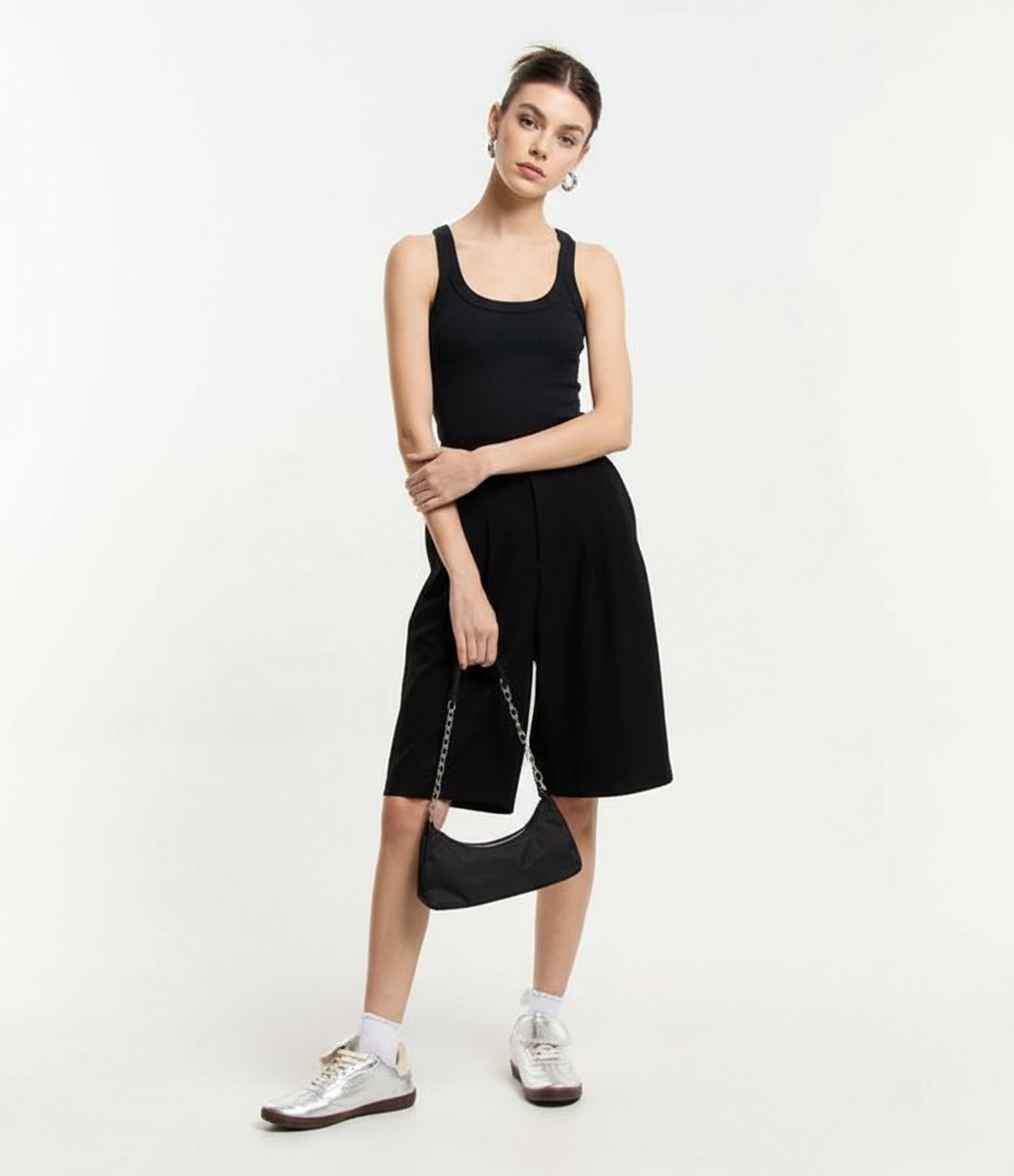 Regata em Ribana com Textura Canelada Preto 5