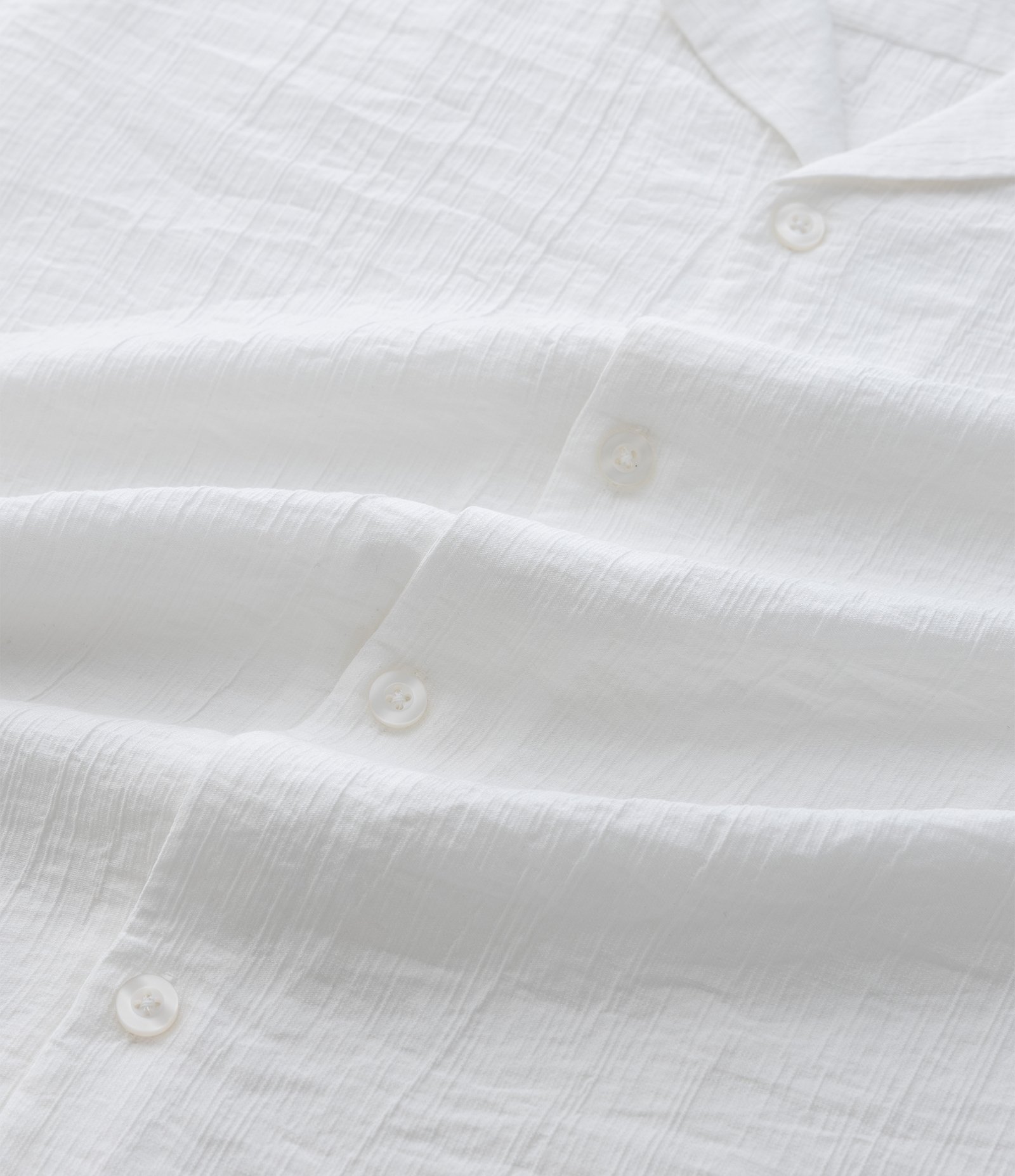 Camisa Boxy Texturizada com Gola Bowling Off White 5