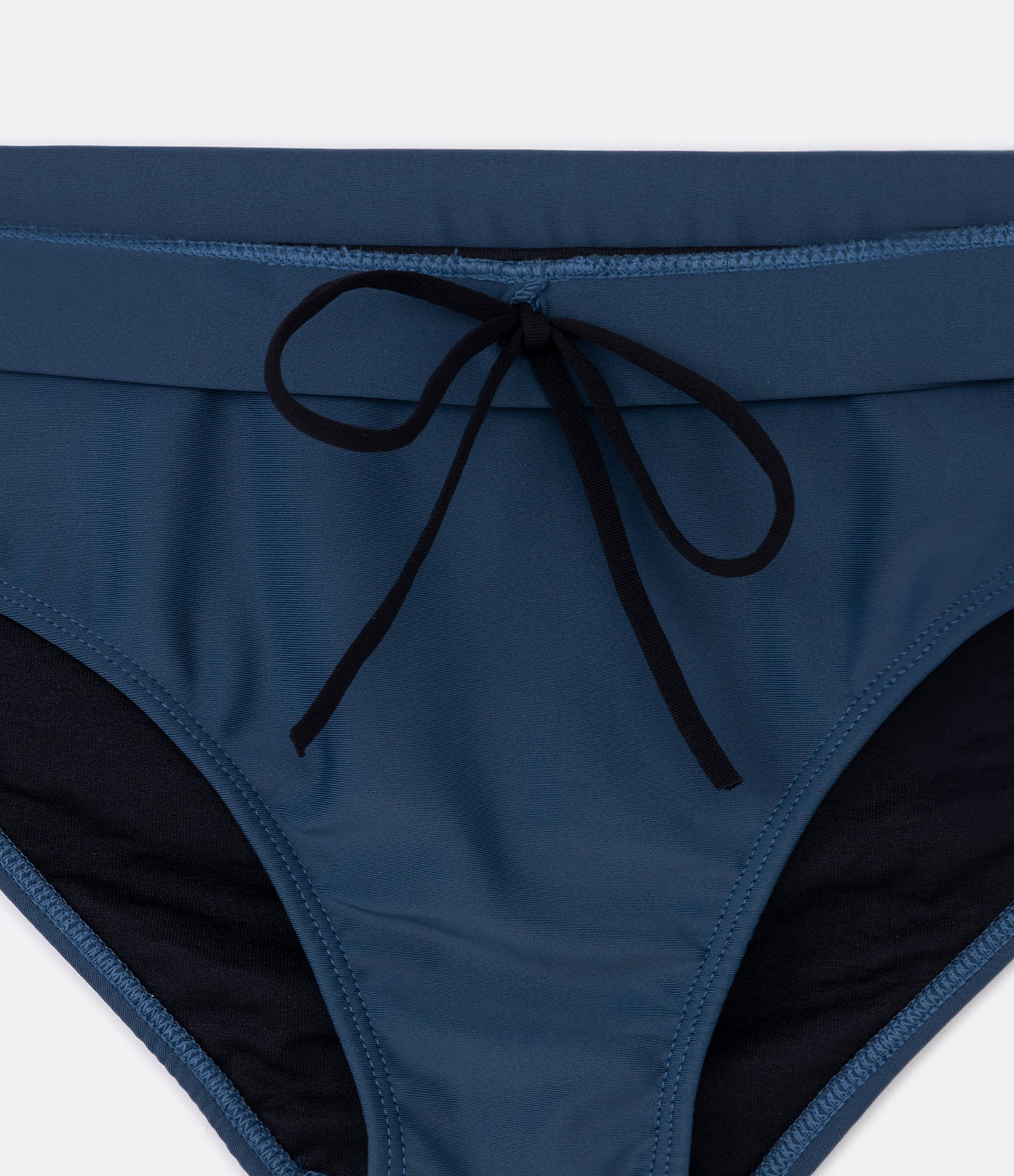 Sunga Slim em Poliamida com Cordão Interno Azul 5