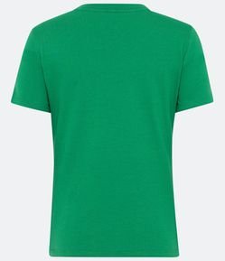 Camiseta Regular Básica em Algodão