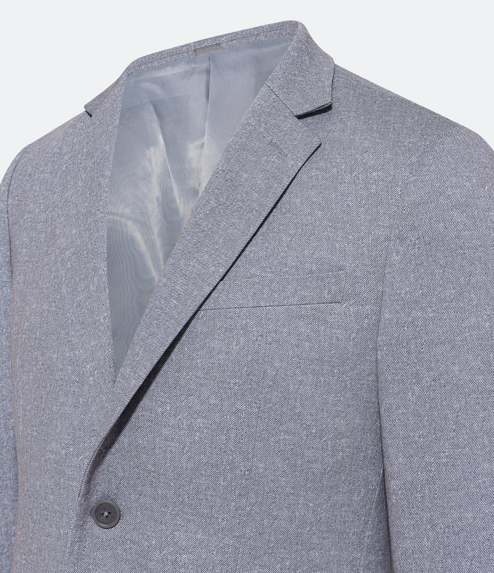 Paletó Super Slim Performance com Bolsos Cinza 8