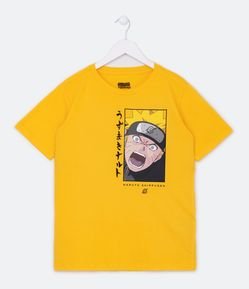 Camiseta Infantil com Estampa Estilo Quadro Naruto - Tam 5 a 14 Anos