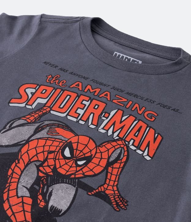 Camiseta Infantil Manga Curta Algodão Homem Aranha Vermelho Tam 2 a 10