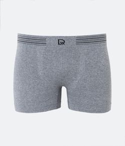 Cueca Boxer em Poliamida com Listras no Cós e sem Costura Del Rio