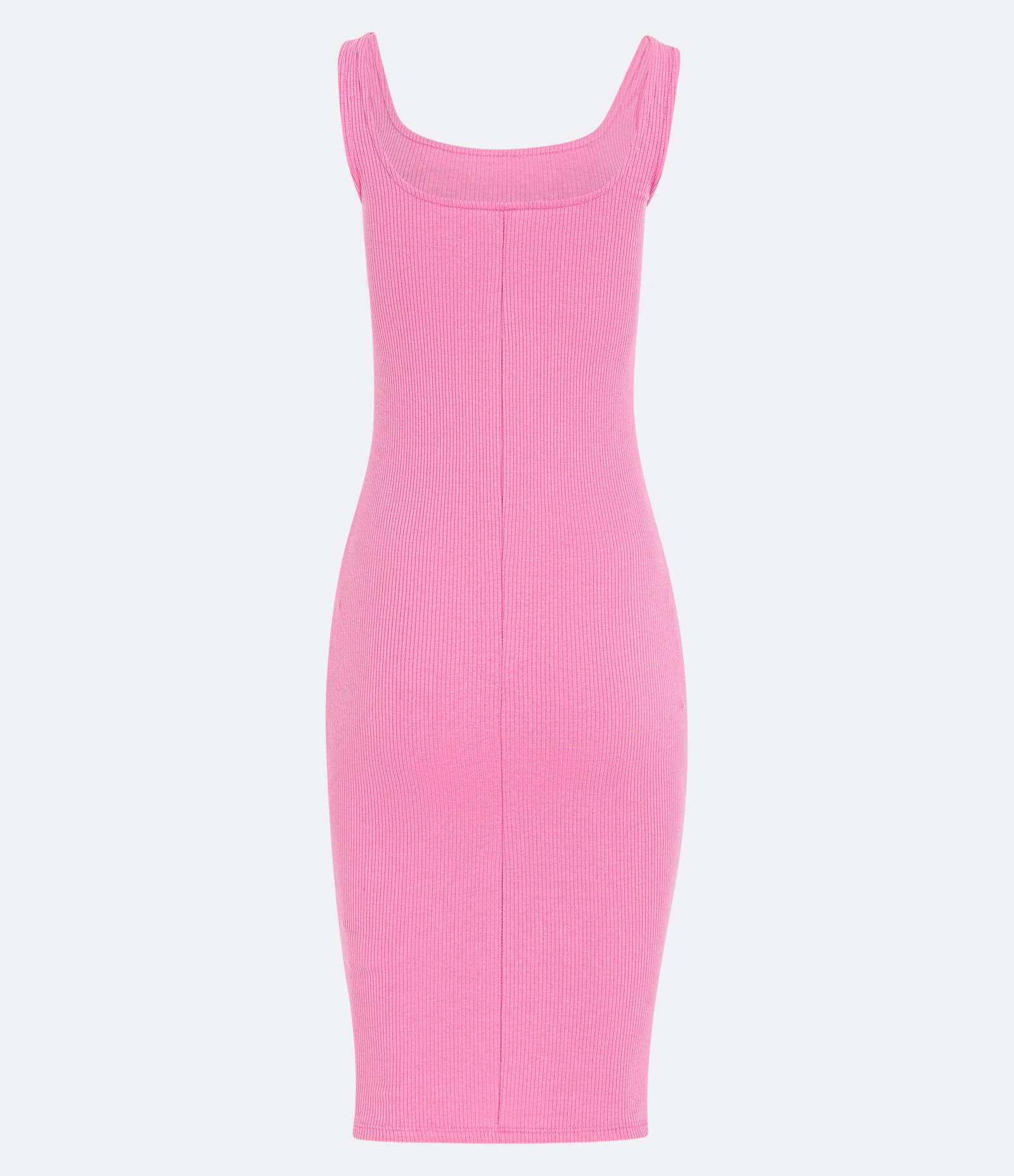 Vestido Midi Básico com Decote Quadrado 6