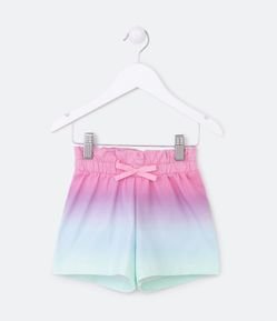 Short Infantil em Cotton Dip Dye - Tam 1 a 5 Anos