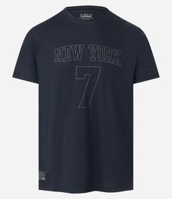 Camiseta Comfort Esportiva em Tecnologia Dry com Estampa New York 7