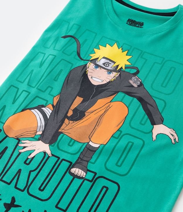 Blusa Feminina Estampa Frontal Manga Curta Naruto