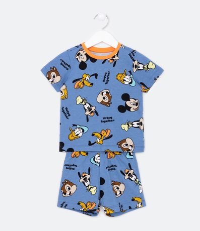Pijama curto infantil estampado Mickey Mouse - Venca - 066901