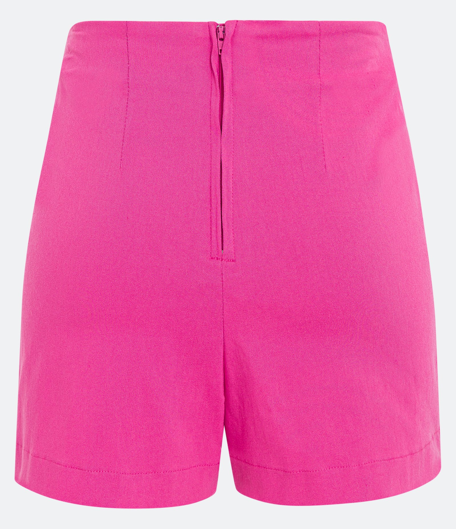 Short Saia Alfaiataria em Crepe com Fenda e Transpasse Assimétrico Rosa 6