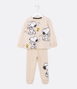 Pijama Largo Infantil con Estampa Snoopy - Talle 1 a 4 años