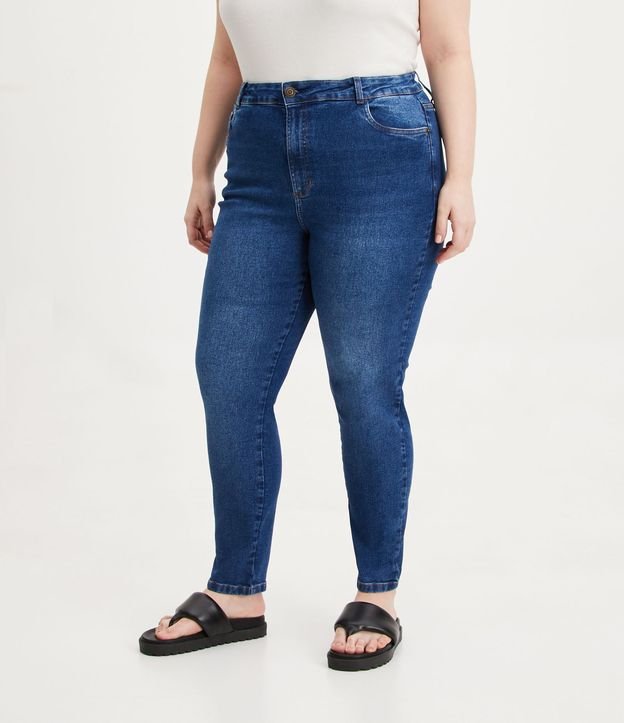 Pantalón Skinny Jeans Curve & Plus Size Azul 2