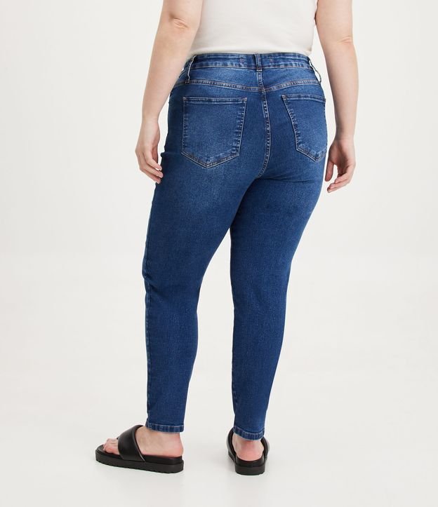 Pantalón Skinny Jeans Curve & Plus Size Azul 3