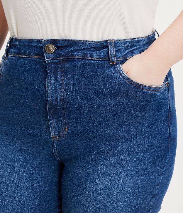 Pantalón Skinny Jeans Curve & Plus Size Azul 4
