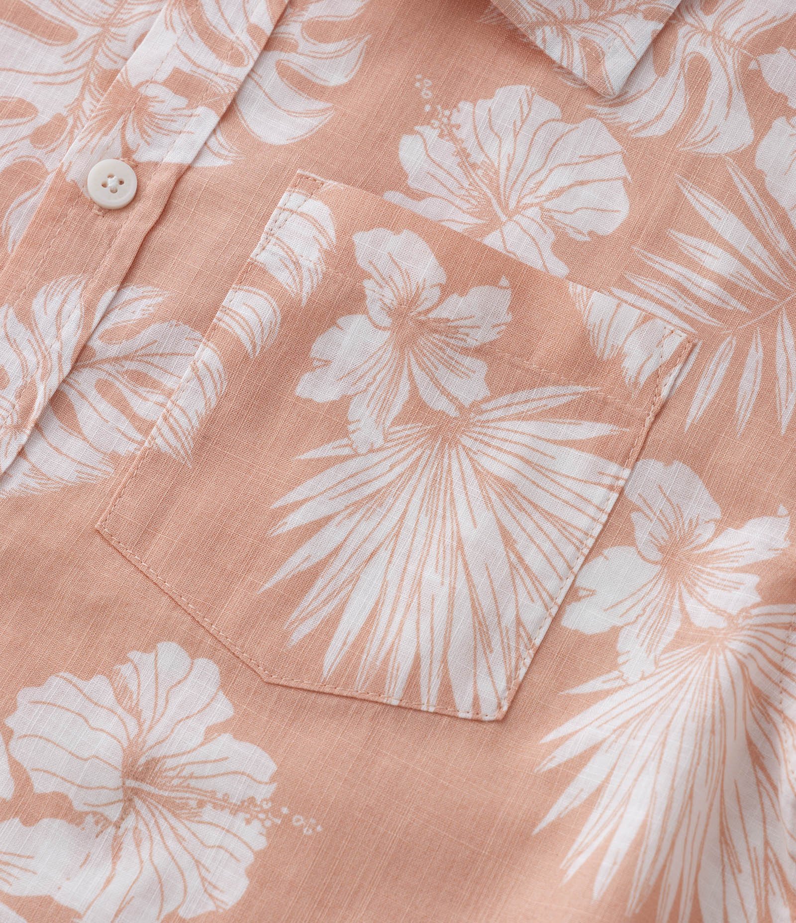 Camisa Manga Curta Infantil com Estampa Floral - Tam 5 a 14 anos Rosé 4