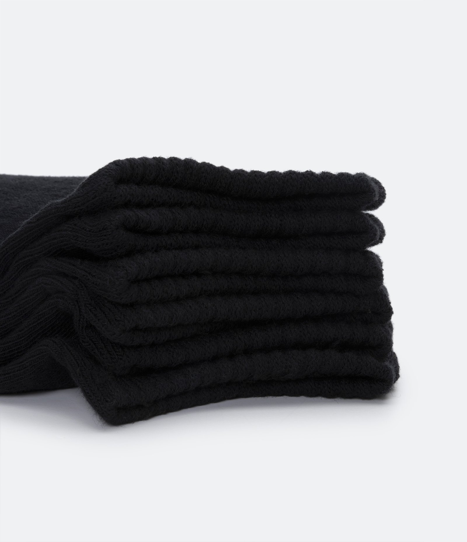 Kit 03 Meias Invisíveis Esportiva em Algodão com Sola Atoalhada Preto 4