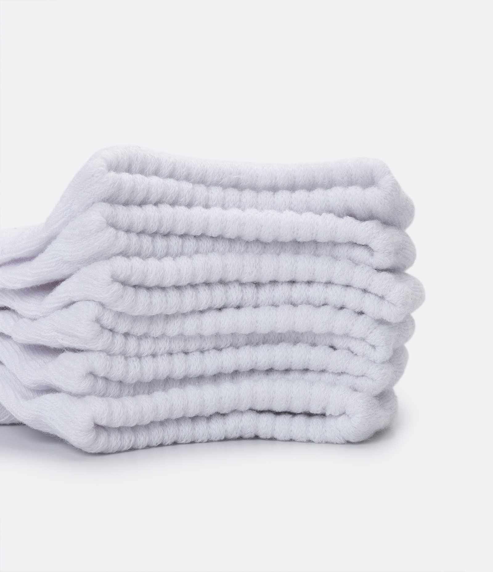 Kit 03 Meias Invisíveis Esportiva em Algodão com Sola Atoalhada Branco 4