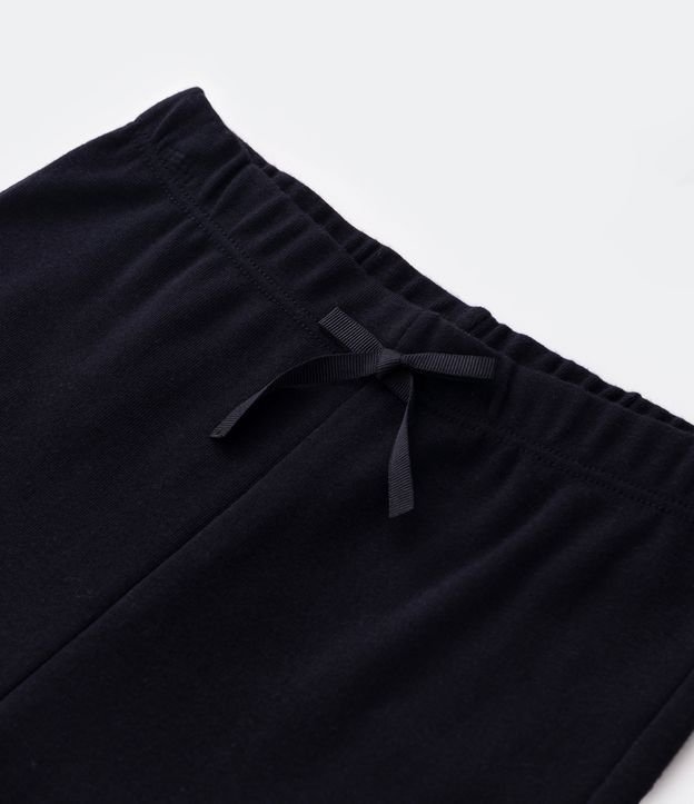 Pijama Longo Infantil com Estampa Esqueleto Brilha no Escuro - Tam 5 a 14 Anos Preto 3