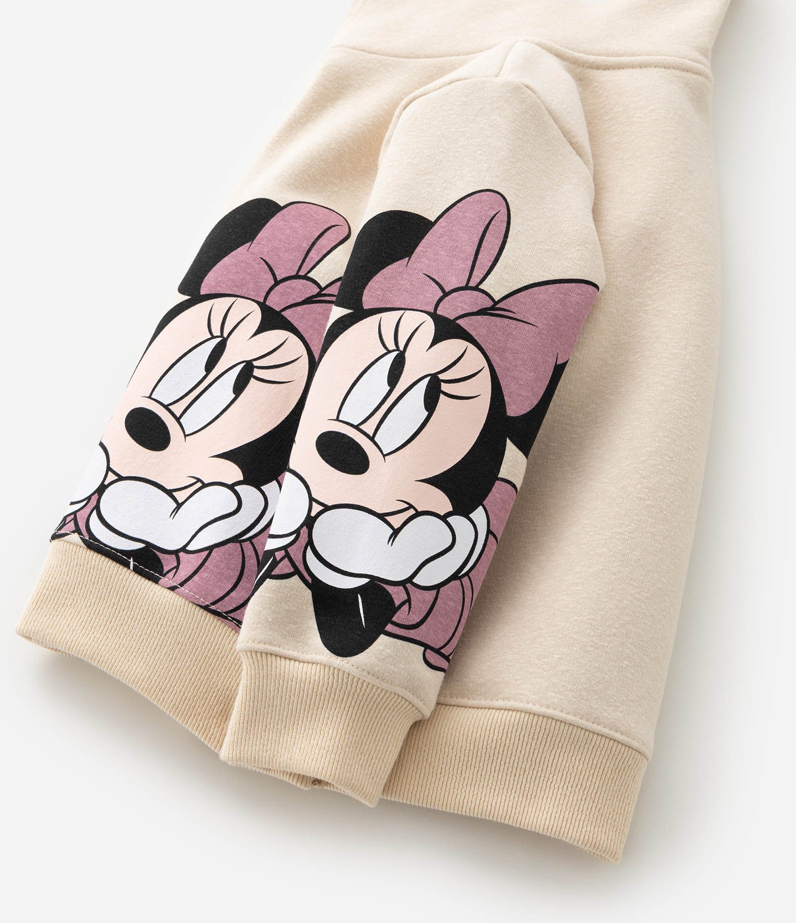 Conjunto Infantil com Forro Quentinho e Estampa Minnie - Tam 2 a 6 Anos Bege 6