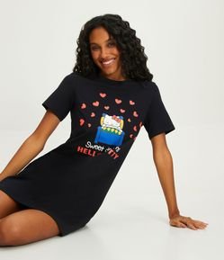 Camisola em Algodão com Estampa da Hello Kitty