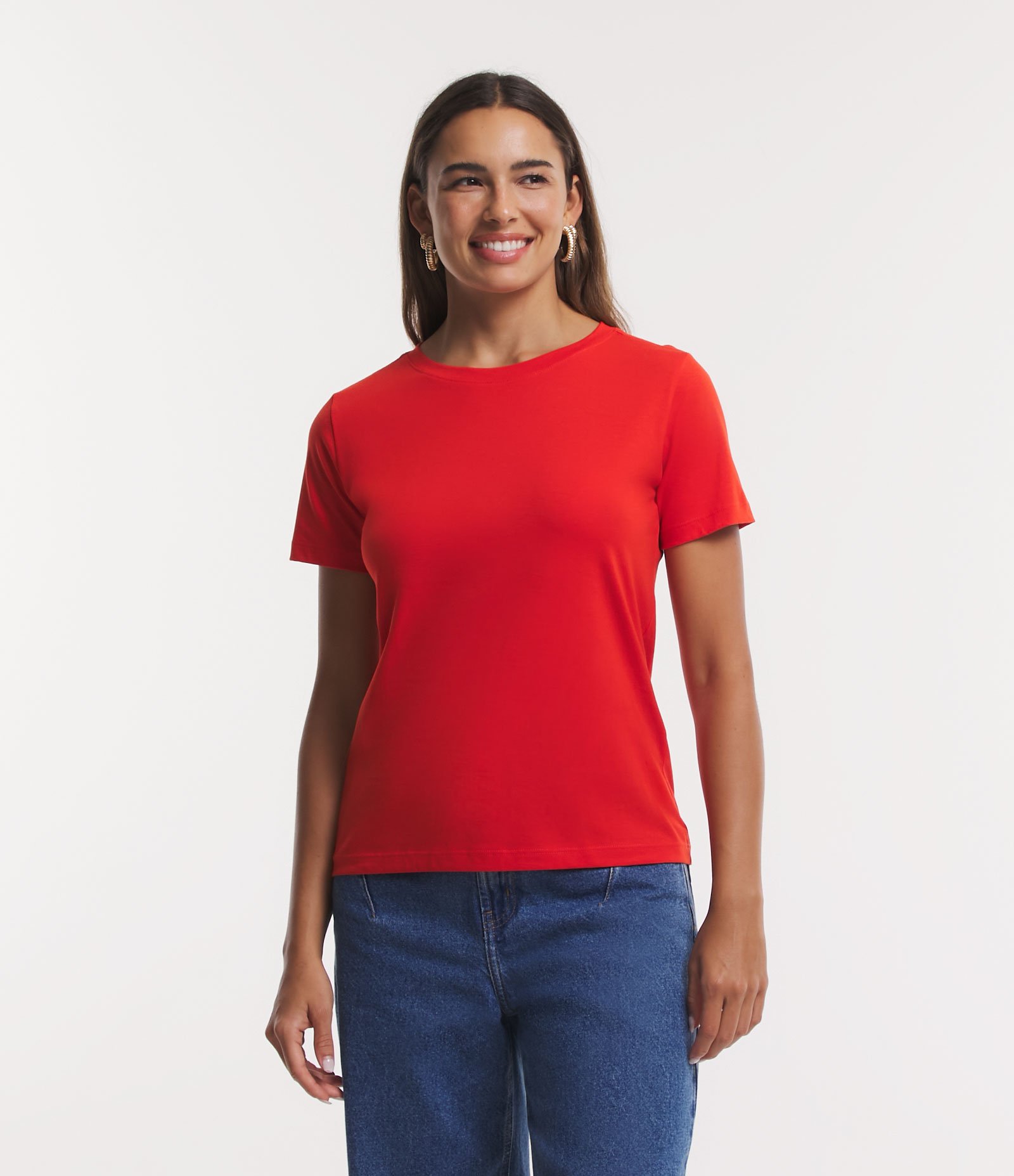 Camiseta Básica em Algodão com Manga Curta 1