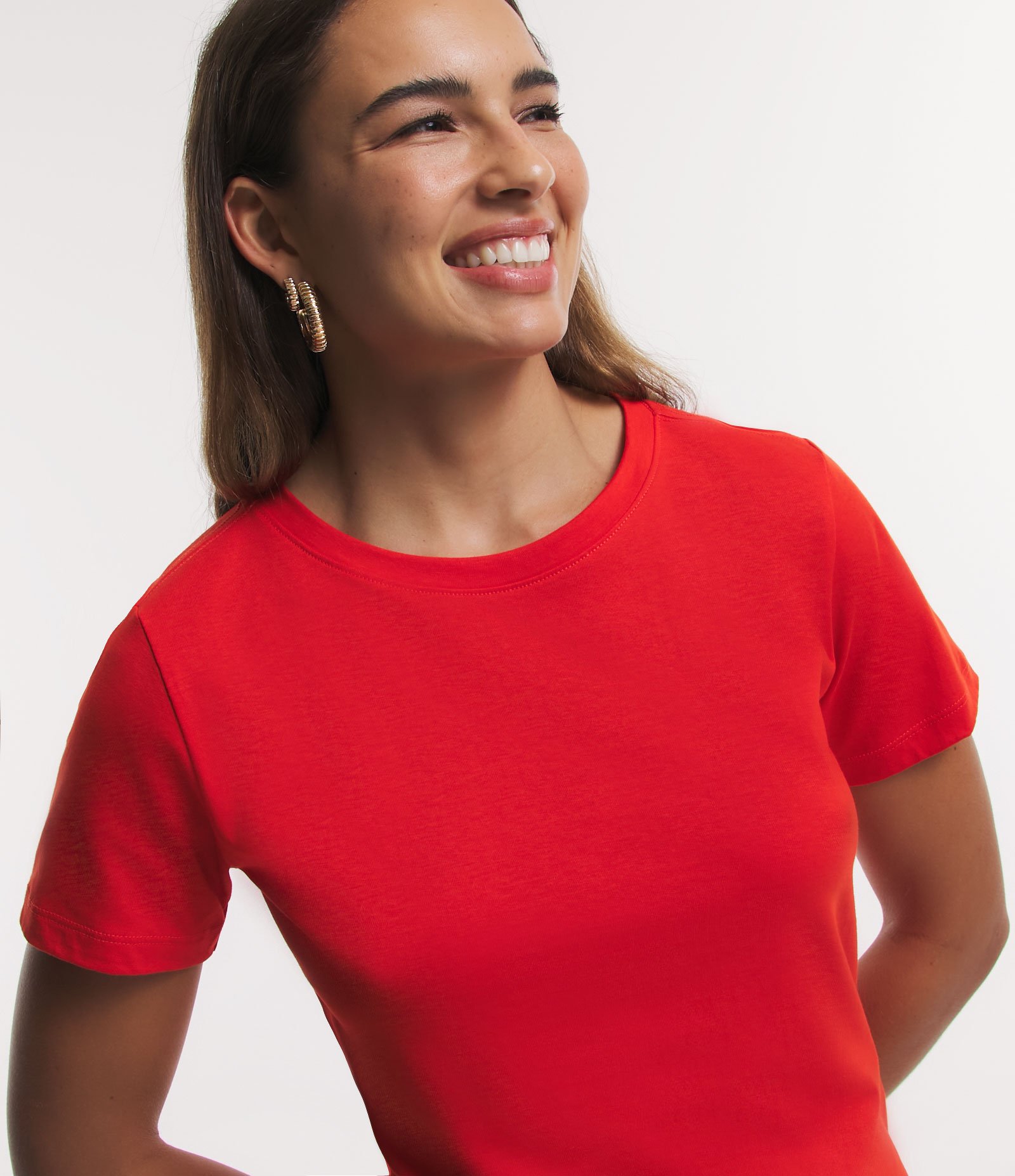 Camiseta Básica em Algodão com Manga Curta 5