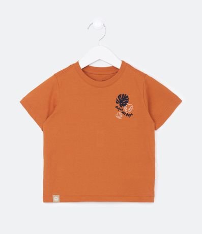 Camiseta Infantil com Bordado de Folhagem no Peito - Tam 1 a 5 Anos é ruim? Camiseta Infantil com Bordado de Folhagem no Peito - Tam 1 a 5 Anos é boa?