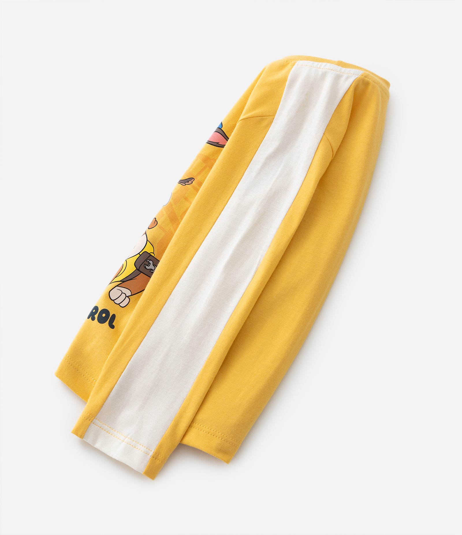 Camiseta Infantil com Estampa Chase e Rubble Patrulha Canina - 2 ao 5 Anos Amarelo 3