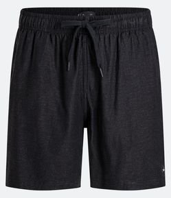 Bermuda de Passeio em Cânhamo com Textura e Cós Elástico