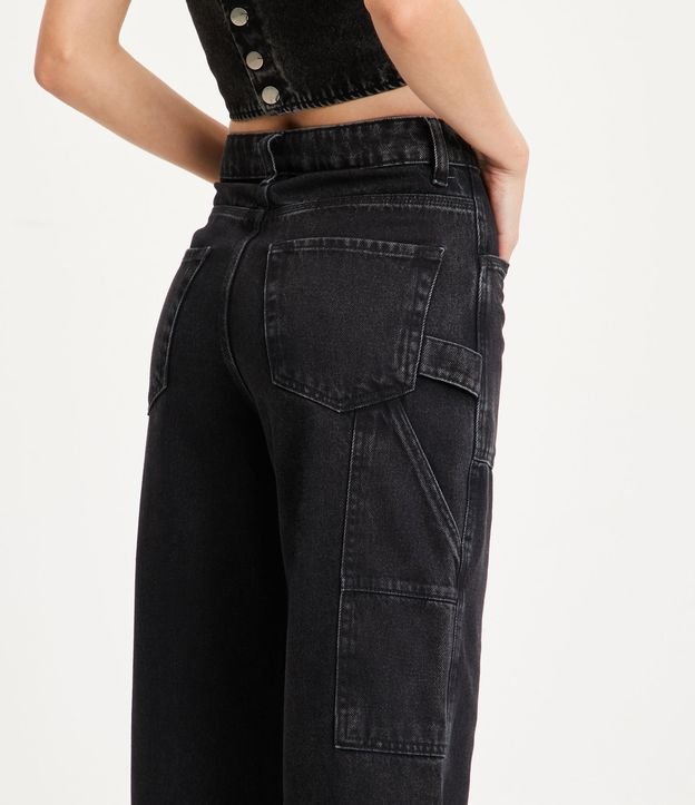 Calça Jeans Feminina Com Vários Bolsos Baggy Mujer 2023 Primavera