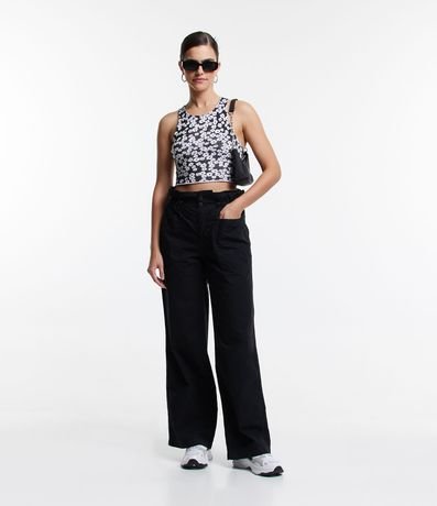 Calça Wide Leg em Sarja Leve com Puxador no Cós Franzido é boa?