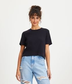 Camiseta Básica em Algodão