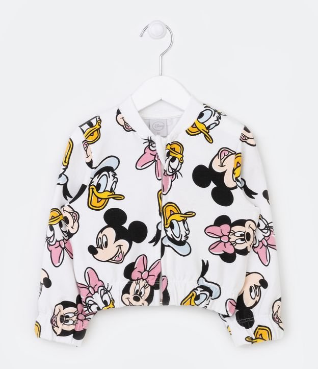 Jaqueta Infantil em Molecotton com Estampa Disney - Tam 2 a 6 Anos