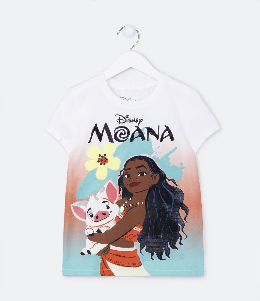 Blusa Infantil com Estampa Angel Stitch - Tam 5 a 14 Anos Branco Neve