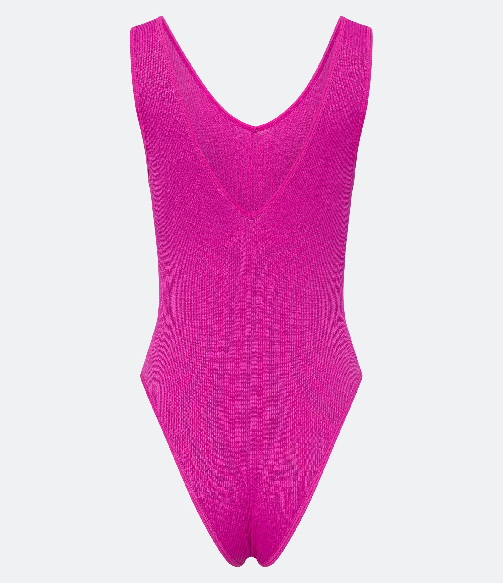 Body com Textura e Decote V Frente e Costas Rosa 7